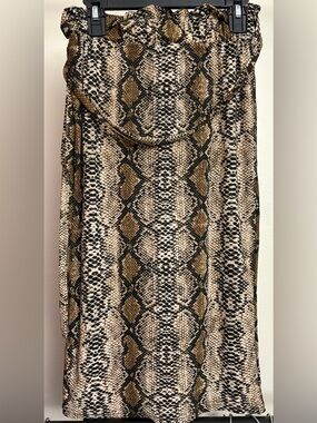 SHEIN Snake Print Skirt Size Small